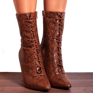 tan pointed ankle boots