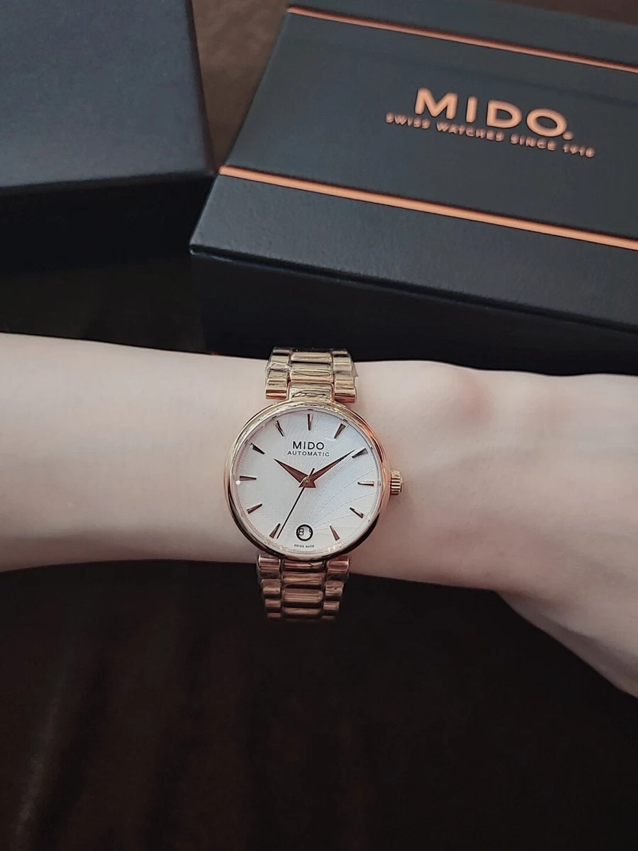 Mido Baroncelli II Automatic Rosegold Lady watch M022.207.33  