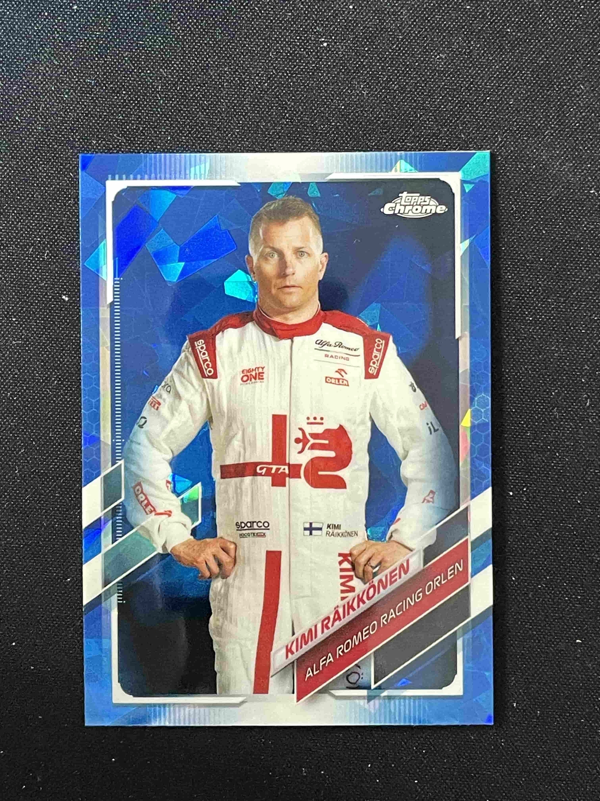 Kimi Raikkonen 2021 Topps Chrome Sapphire Edition Formula 1 F1 #15