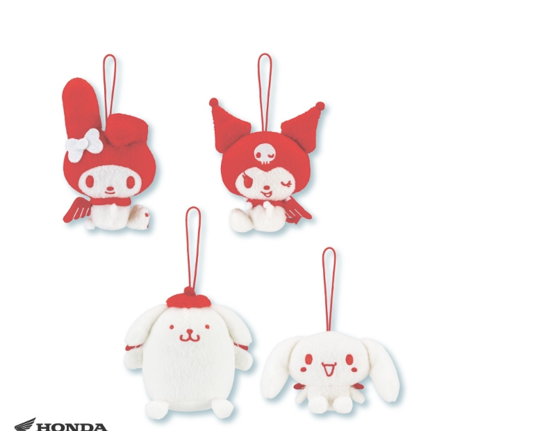 Sanrio Characters x HONDA Wing Mark Plush Doll mascot 8cm eikoh | eBay