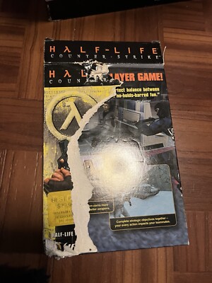 Half-Life Counter Strike 2002 Box Pc Box Ripped Big Box