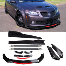For Pontiac G8 G6 Gto Front Bumper Lip Splitter Spoiler Body Kit Side Skirt