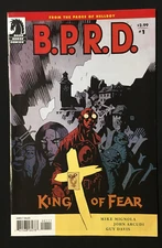 B.P.R.D KING OF FEAR 1 MIKE MIGNOLA DAVE STEWART DARK HORSE HELLBOY ARCUDI
