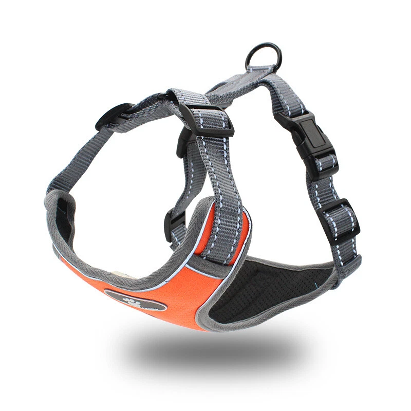 Dog Harness Adjustable Vest Dog Reflective Walking Training Breathable Puppy Pet