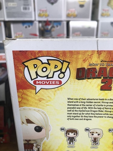 Nuevas películas Funko Pop selladas Cómo entrenar a tu dragón 2 Astrid #96 raras abovedadas - Imagen 5 de 8