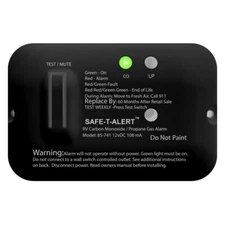 SAFE-T-ALERT 85-741-BL BLACK RV CARBON MONOXIDE CO2 & PROPANE GAS ALARM DETECTOR
