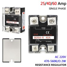 Single-phase Output AC 220V 470-560 Kohm Resistance Regulator Solid State Relays
