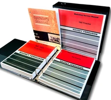 Massey Ferguson 165 Tractor Service Parts Operators Manual Repair Shop Set
