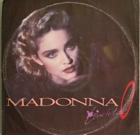 Madonna Live To Tell Australia pressing 12'' single vinyl 1986 rare pop