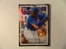 2021 Bowman Platinum Precious Elements Card of Ronny Mauricio  - Mets