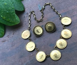 michaels francisco earrings jan san pierced coin necklace