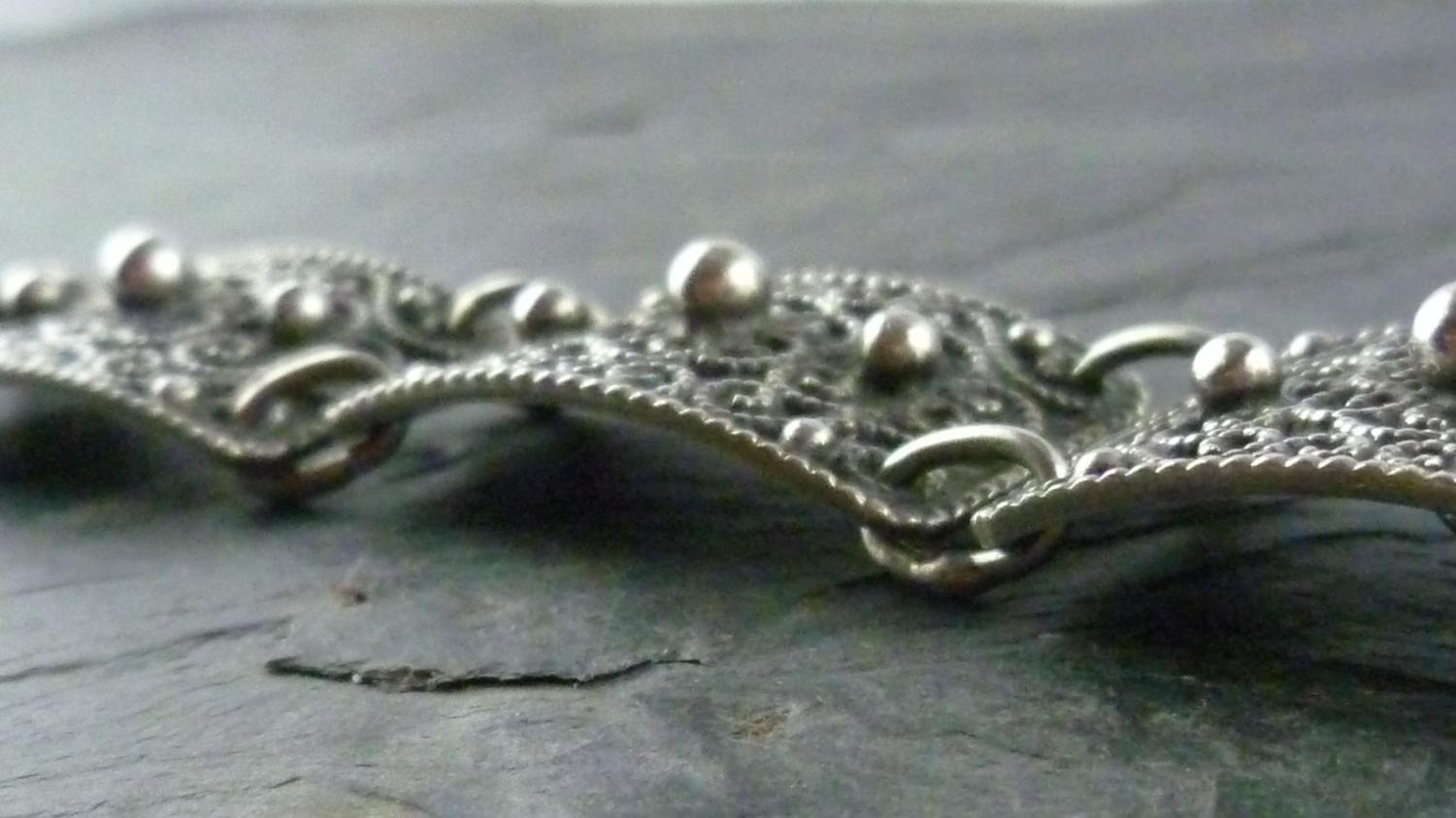 Bracelet rectangular beautifully decorated elemen… - image 6