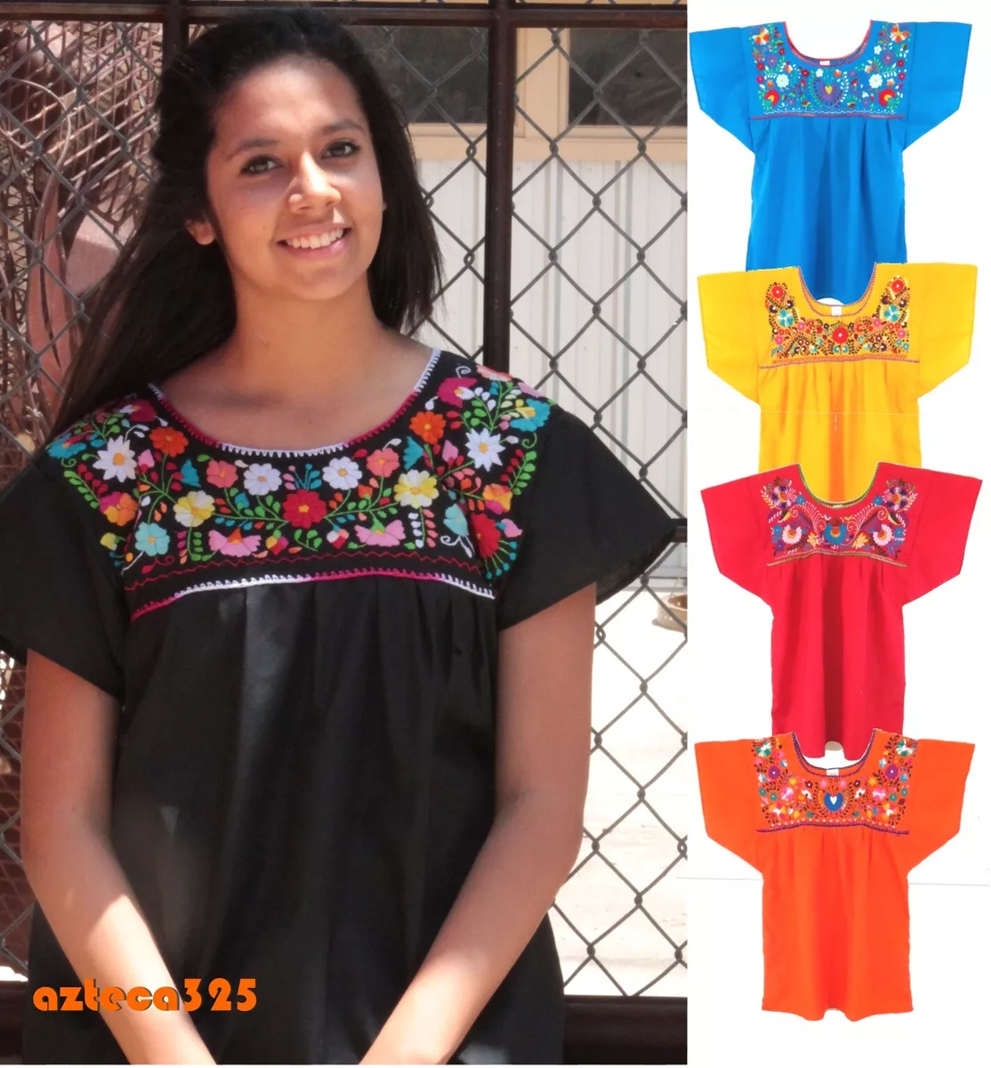 Mexican peasant blouse plus cheap size