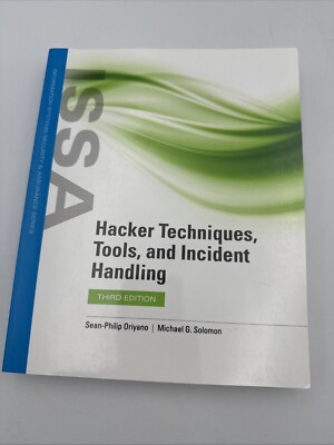 Hacker Techniques, Tools, And Incid..., Solomon, Michae