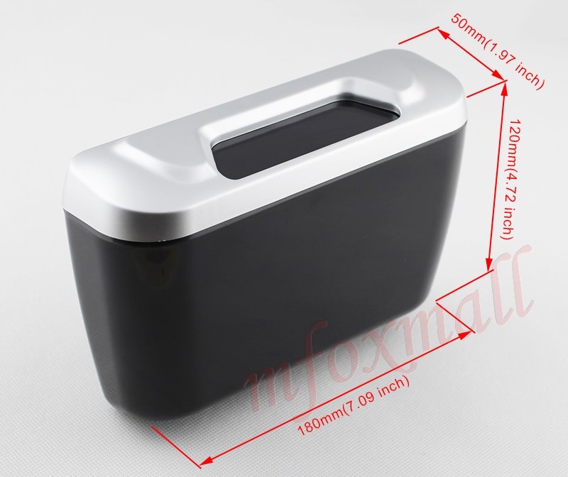 2X Car Accessories Door Rubbish Garbage Waste Bin Trash Dustbin Case Ash Can