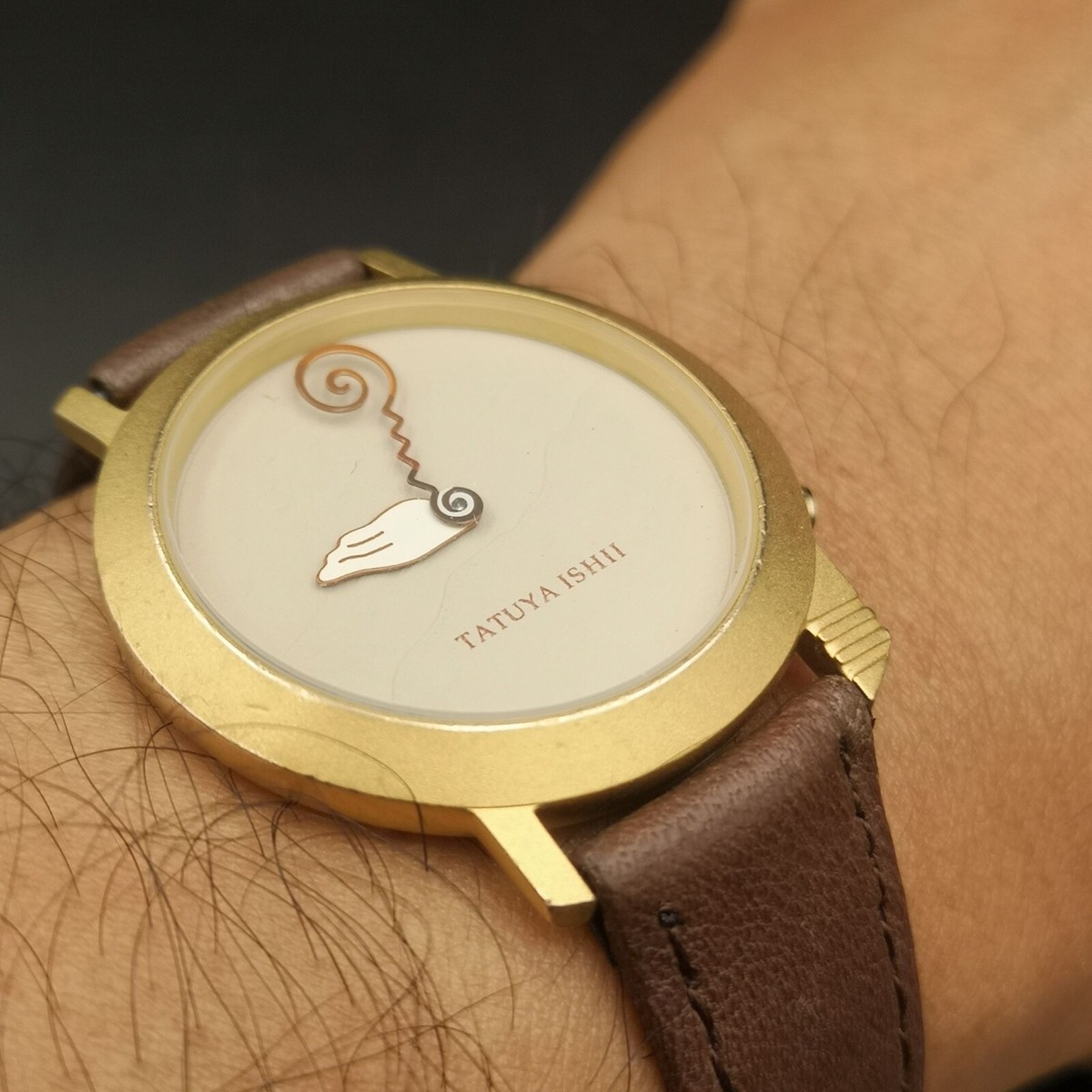 Vintage and Rare AZEKA design by TATUYA ISHII Unisex Quartz watch