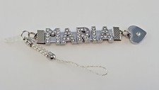 Personalized Silver Strap Custom Cellphone 3.5mm Anti Dust Jack Plug Rhinestone