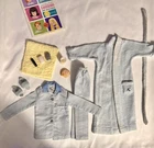 VTG 60’s #781 RARE BLUE Sleeper Set Pajamas & #784 Terry Togs Blue Robe for Ken