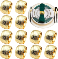 Serviettenringe Gold 12 StüCk Elegante Metall Serviettenring Serviettenschnallen