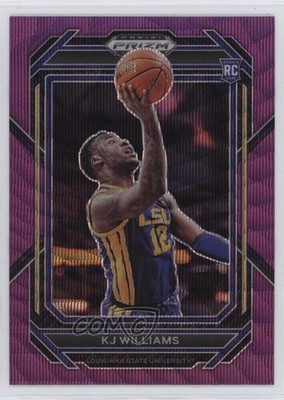 2023-24 Panini Prizm Draft Picks Purple Wave Prizm KJ Williams #28 0v2h