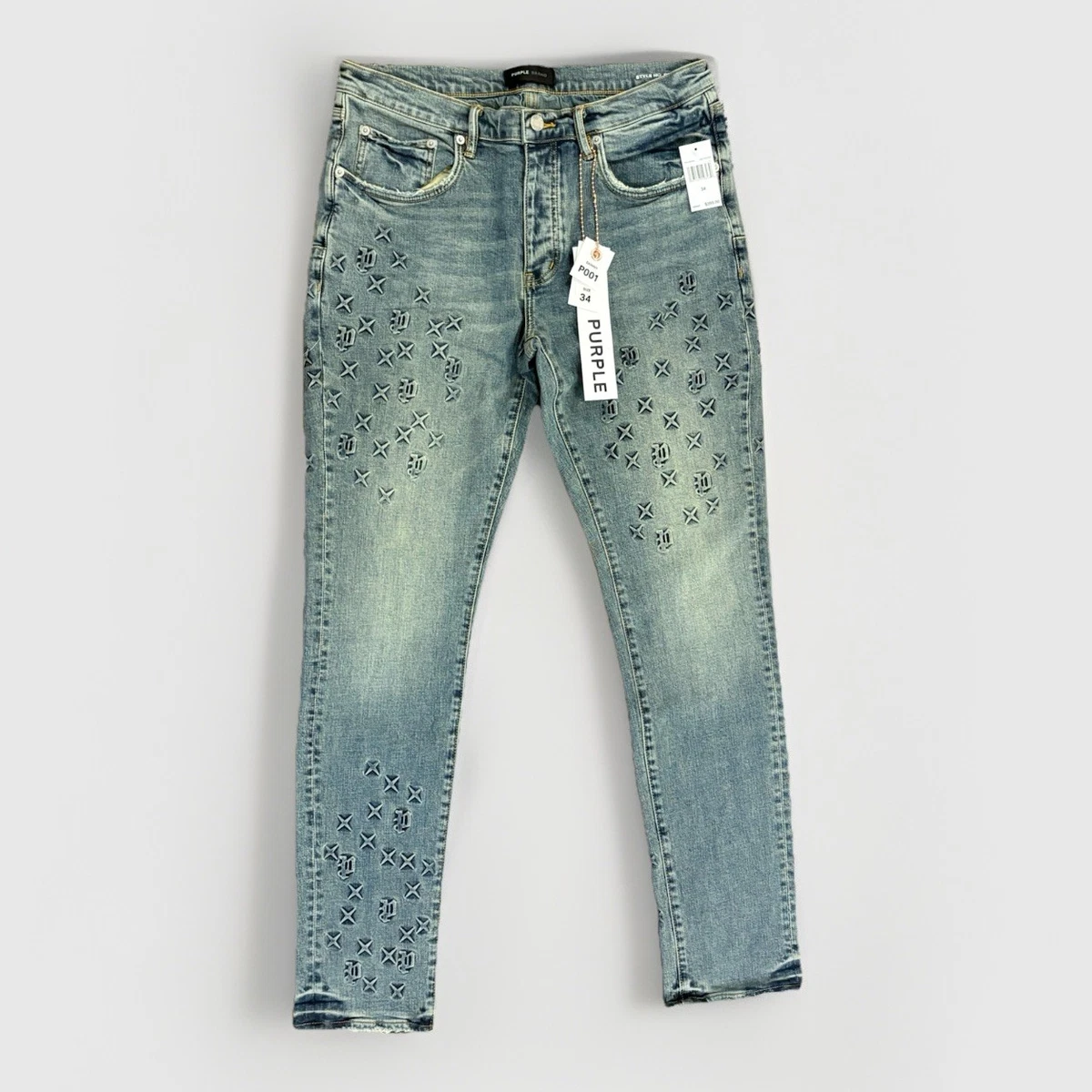 Purple Regular Size Jeans for Men for sale | eBay
