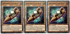 3 x IGAS-DE016 Chronomaly Tuspa Rocket - Common 1. Auflage LP/NM YuGiOh