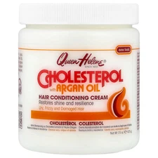 Hair Conditioning Cream, Cholesterol with Argan Oil, Dry, Frizzy and Damaged