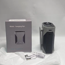 DUOMIY 2025 Portable Waist Fan Clipon Strong Airflow Camping Hiking Worksite