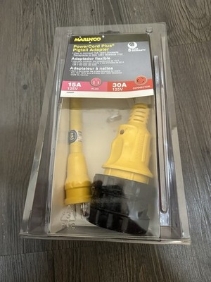 Marinco 104SPP shore power cord plus pigtail adaptor NEW
