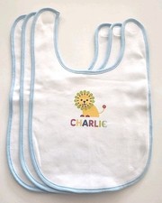 Bibs for Toddler/Baby Boy with "CHARLIE" Theme NWOT 3pc Set