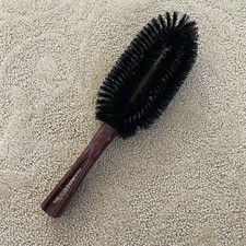 Vintage Stanley Clothes Lint Brush Brown Tortoiseshell Handle 10