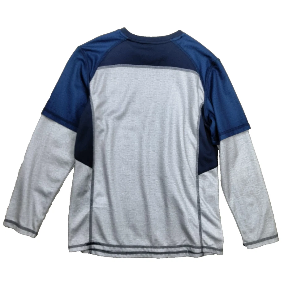 ZeroXPosure Boys Youth medium 10/12 Gray/Blue Long Sleeve - Image 2 of 4