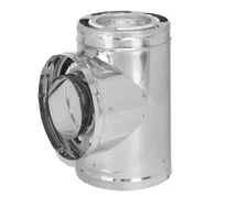 Duravent Dura Plus All-Fuel Chimney 6in. Diameter Tee with Cap 6DP-T