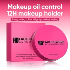 Women HD Face Powder Makeup Accessory 1Pcs Waterproof Setting Powder Cosmetic