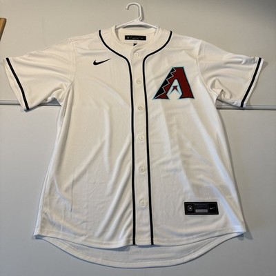 NWOT Men's Medium Nike MLB Arizona Diamondbacks Cream Blank Authentic Jersey