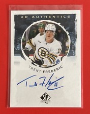 2024-25 SP Authentic Trent Frederic #UDA-TF Bruins UD Authentics Auto