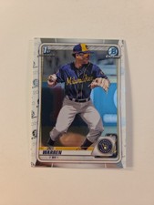 2020 Bowman Chrome Card #BD-97 Zavier Warren Milwaukee Brewers MLB Topps 1st