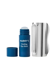 Harry's Cooling Eye Kit for Men -Gua Sha Depuffing Facial Massage Tool