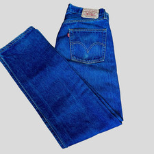 Vtg Y2K Levi  s 501XX Button Fly Jeans 30x33 Dark Wash