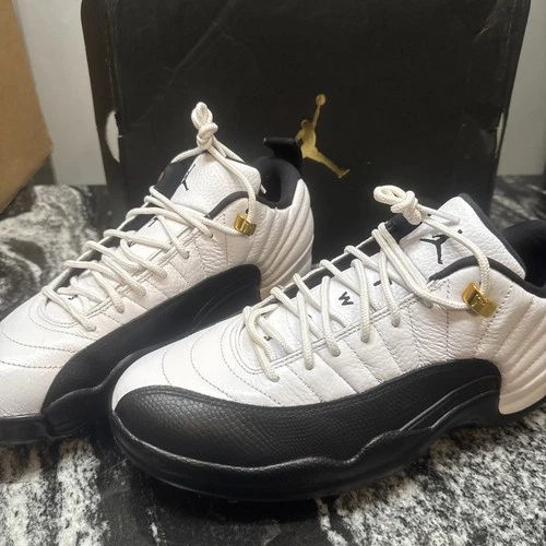 Air Jordan 12 Low Golf Taxi 2022 Black White DH4120-100 Mens Size 10.5