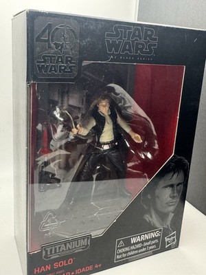 Star Wars The Black Series Titanium HAN SOLO #05 40th Anniv. Hasbro 2016 NEW