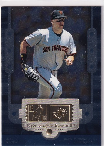 1999 SPx J.T. Snow #68 card