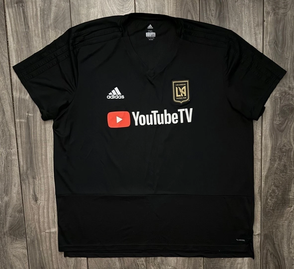 Adidas Los Angeles Football Club LAFC Soccer Training Jersey MLS