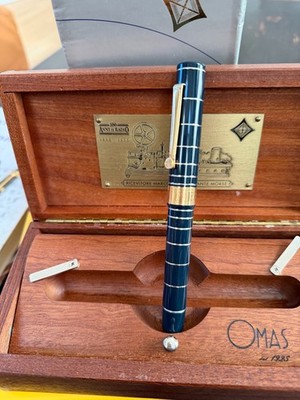 Mint in the Box Omas Marconi (1995)  Centennial Limited Edition 18 KT Gold F Nib