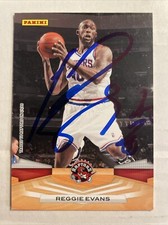 2009 Panini Reggie Evans Autographed Card Toronto Raptors #48 CB1631