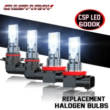 For Chevy Silverado 1500 2007-2015 4pcs LED Headlight Bulbs Kits High Low Beam