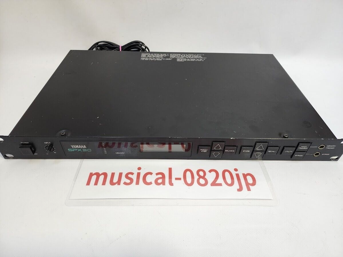 YAMAHA SPX90 Digital Multi-Effects Sound Processor | eBay YAMAHA SPX90 Digital Multi-Effects Sound Processor | eBay