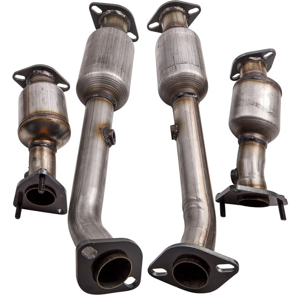 4PCS Catalytic Converter Set For 2012-2016 Nissan NV 1500 2500 3500 V6 4.0L - Image 3 of 4