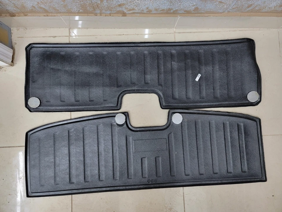 2014-2020 NISSAN ROGUE Sport Trunk Cargo Floor Mat Cover 2 Piece Black OEM - Image 3 of 4
