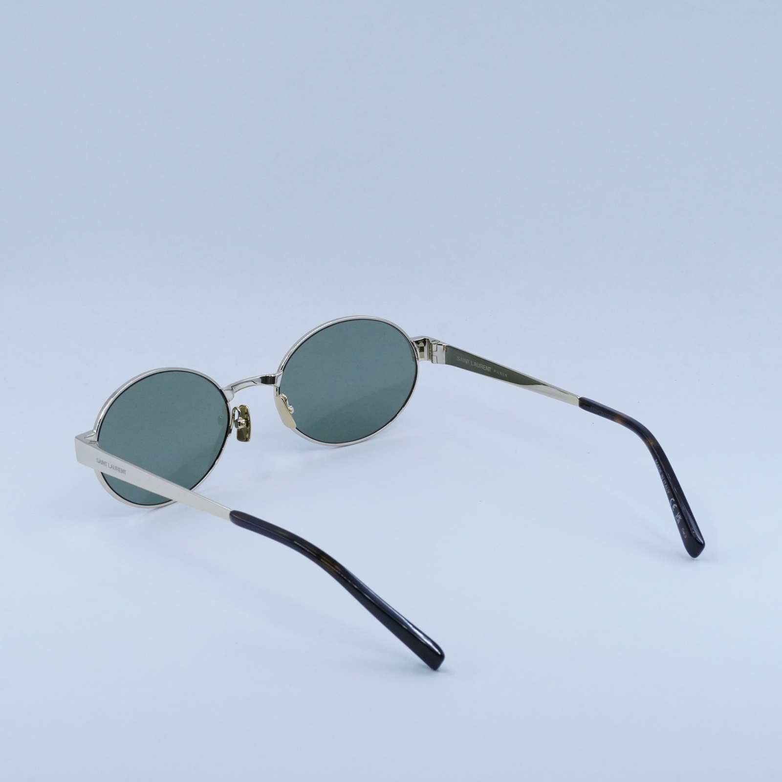 Nuovi occhiali da sole SAINT LAURENT SL692 003 oro verde 55 19 145